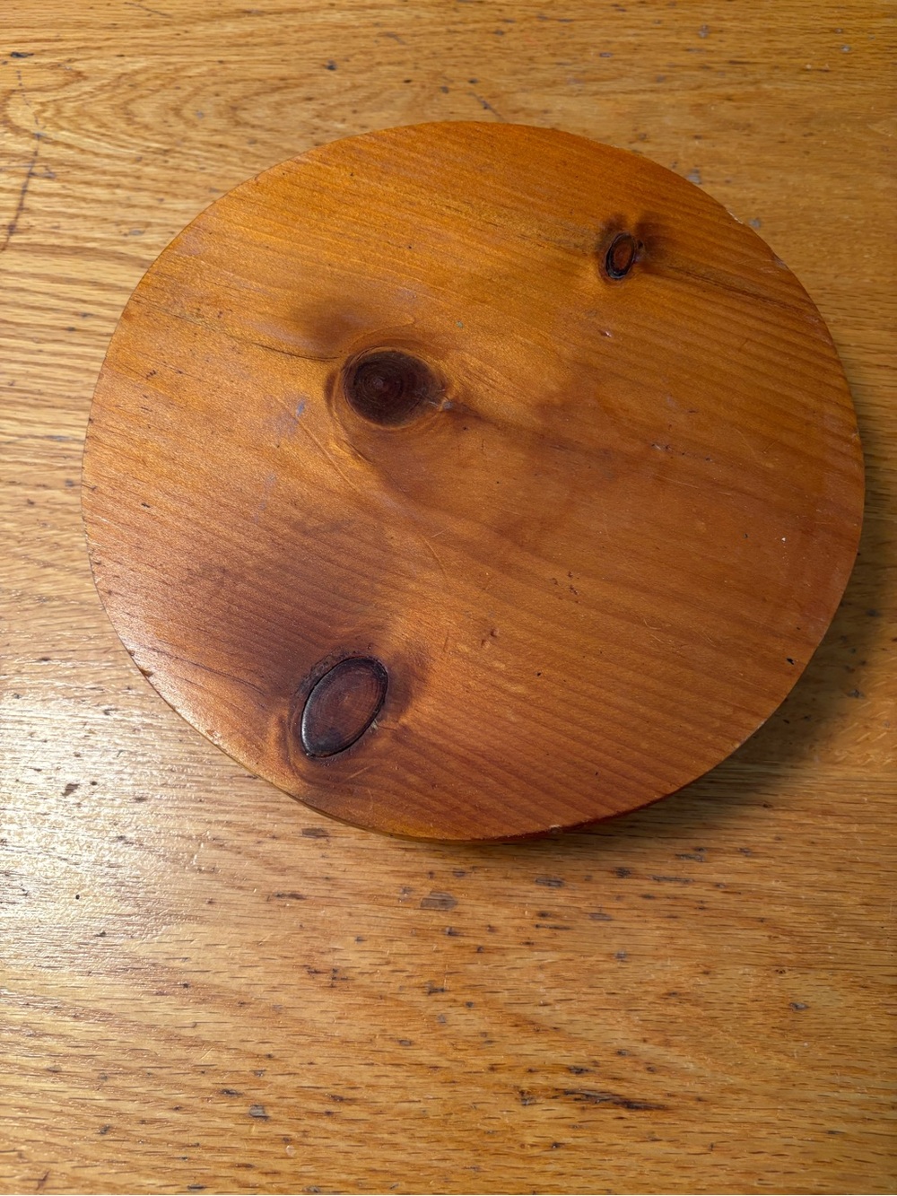Round Wooden Turntable / Lazy Susan